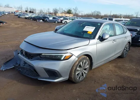 2024 Honda Civic Ex-L z USA, uszkodzony, nr VIN 19XFL1H78RE020042